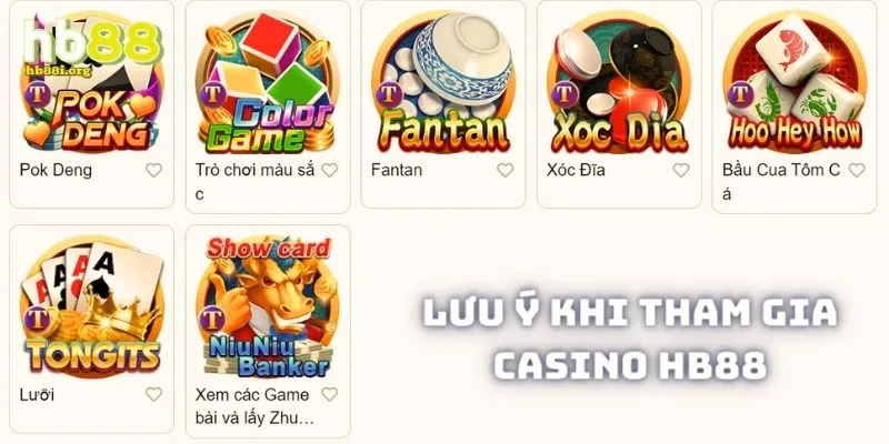 Một số lưu ý cần nhớ khi tham gia giải trí tại địa phận Casino online 